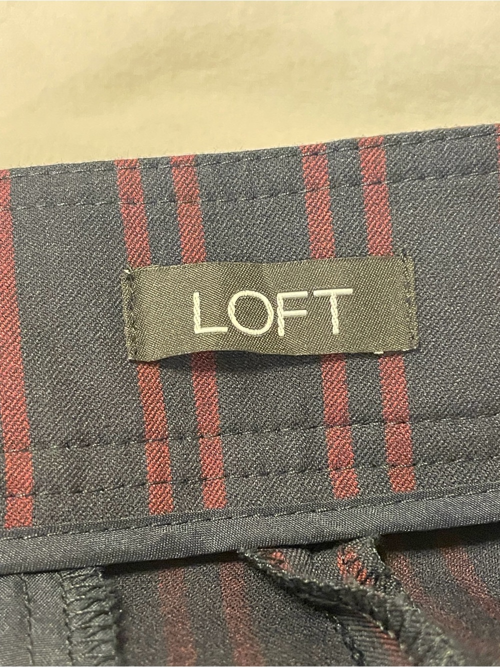 LOFT Marisa Sailor Striped Trousers - Picture 8 of 10